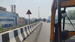 The new Atal Bridge (elevated roadway) between genda circle and Manisha chokri at Vadodara.