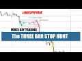 Forex Day Trading -The THREE BAR STOP HUNT