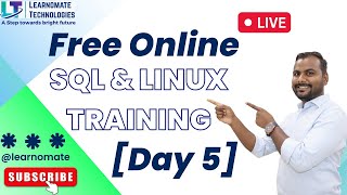 Free SQL & Linux Webinar ( Day 5 )