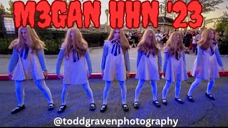 M3GAN flash mob from Halloween Horror Nights at Universal Studios Orlando 9/17/23