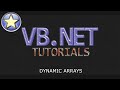 VB.NET Tutorial - Dynamic Arrays (Visual Basic .NET)