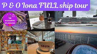 BRAND NEW FULL ship tour P\u0026O cruise ship IONA | HINTS and TIPS - is it worth cruising on? MUSTERS