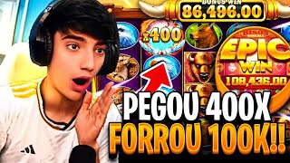 STELUTO PEGOU 400X E FORROU MAIS DE 100K NO BISON BONANZA E FOI A LOUCURA!!