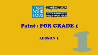 Grade 1 Paint Lesson 1