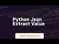 python json extract value