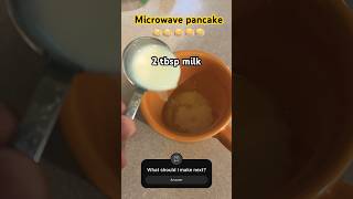 Microwave pancake🥞🥞😋😋😋 #viral #food #microwaverecipes #subscribe