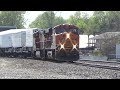 bnsf galesburg part ii ace led coal train and a couple of trains on the transcon april 27 2023