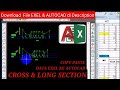 Cara Cepat Menggambar Cross section & Long Section Video #2