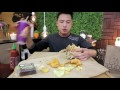 mukbang with thien ike s love u0026 sandwiches handsome owl vegan chicken