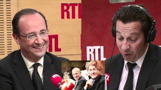 Laurent Gerra a imité François Hollande... devant François Hollande vendredi 4 mai 2012 - RTL - RTL
