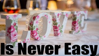 Beautiful Poetry English Poem | Love Is Never Easy | Dream's Sea | Romantic And Sad Poetry