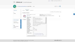 Patching an Oracle Java Cloud Service Instance
