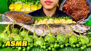 10 MILLION VIEWS CHALLENGE! Eating GIANT SEA FISH + WORLD'S SMELLIEST BEAN (Jengkol) SPICY SAMBAL!😱🔥