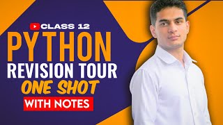 Python Revision Tour | Chapter 1 | Class 12 Computer Science with Python | One Shot | Complete Notes