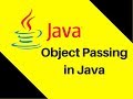 7.8 Object Passing in Java