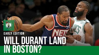TRADE RUMOR: Kevin Durant to the Celtics for Jaylen Brown? Shams Charania joins NBC Sports Boston