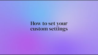 How to set your custom settings for future calculations | Astro.com