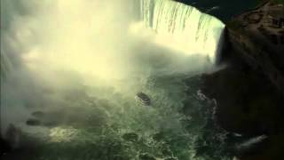 Aerial view of the Magnificent Niagara Falls