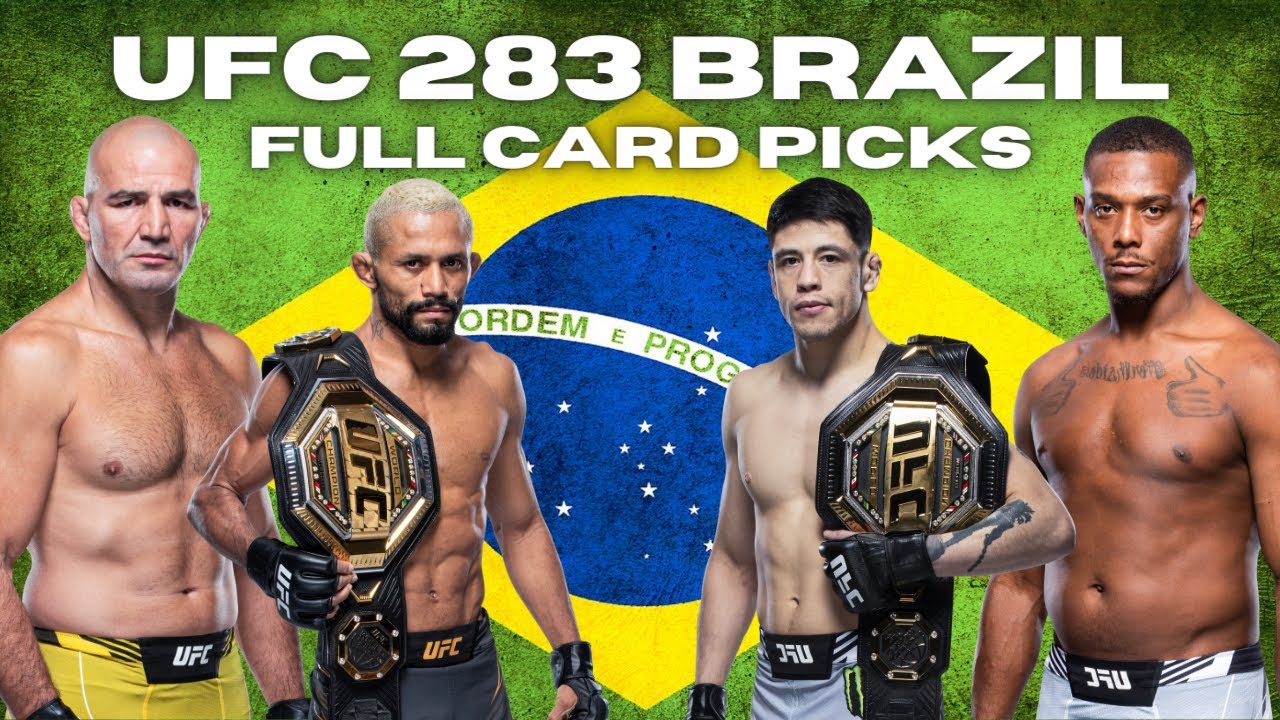 UFC 283 Brazil | Glover Teixeira Vs Jamahal Hill | Full Card Picks ...