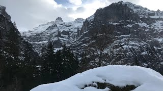 Winter Magic in Grindelwald - Switzerland: Scene Train Ride \u0026Snowshoeing Adventure! ❄️🏔️🥶🚆