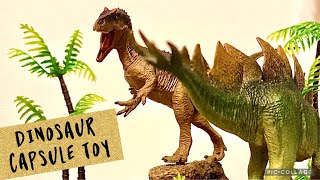 【The Diversity Of Life On Earth】Dinosaur Gashapon Capsuletoy, Allosaurus and Stegosaurus