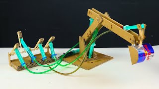 How to Make Hydraulic JCB with Cardboard diy || HOW TO MAKE JCB || hydraulic cardboard robot