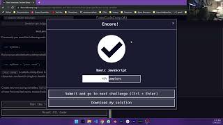 FreeCodeCamp Javascript First 15 exercises