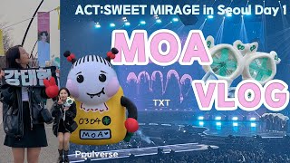 [going to TXT concert in TXT stage outfit] / ACT:SWEET MIRAGE in Seoul / MOAlog MOA vlog / KSPO DOME