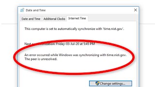 How To Fix An Error Occurred While Windows Was Synchronizing || Windows 10/8/7/8.1