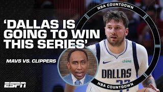 IT'S DIFFICULT TO BET AGAINST DALLAS - Stephen A. believes Mavs will defeat Clippers | NBA Countdown