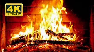 🔥 Cozy Fireplace 4K (12 HOURS). Fireplace with Crackling Fire Sounds. Crackling Fireplace 4K