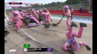 Stroll hits a mechanic | F1 Emilia Romagna GP #ImolaGP