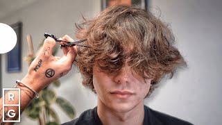 This Haircut TRANSFORMED Him! 😱 He Got a MOD/SURFER Haircut Transformation (2025 Men's Hairstyle)