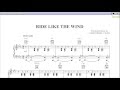 Ride Like the Wind by Christopher Cross - Piano Sheet Music:Teaser