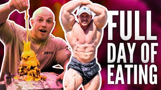 5,000 Calories | FULL DAY OF EATING | 16 Weeks Out from Olympia |