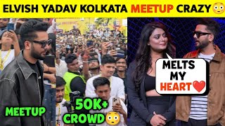 Elvish Yadav Kolkata Meetup Huge Crowd😳 | Elvish Yadav Kolkata || Elvish Yadav with Twinkle Kapoor