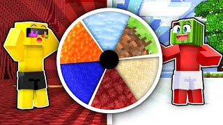 SPIN THE WHEEL Chooses Biome in Minecraft Hide and Seek