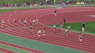 女子4×100mR_決勝_第50回北海道中学陸上20190728