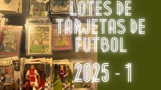 COLECCIONES DE TARJETAS DE FUTBOL - 2025-1