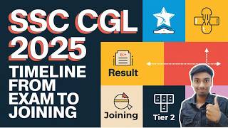 SSC CGL 2025 Timeline: Tier 1, Tier 2 Exam Date, Final Result, Joining Process \u0026 Selection Time