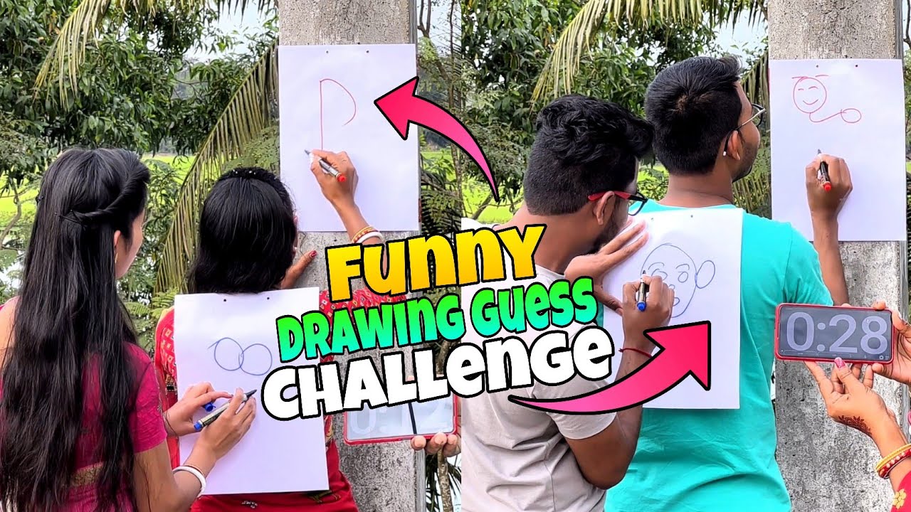 Guess The Drawing Challenge With Family Youtube