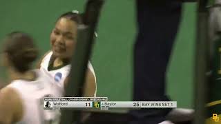 Baylor Volleyball: NCAA Round 1 Highlights vs. Wofford | December 5, 2024