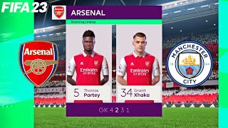 FIFA 23 | Arsenal vs Manchester City - Premier League Match - PS5 Gameplay