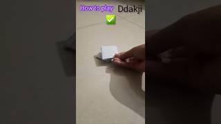 How to win Ddakji game #shorts