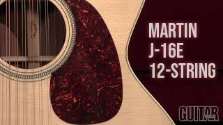 Martin J16E twelve string - demo