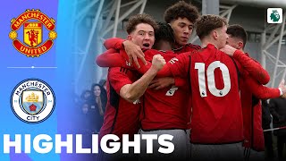Manchester United vs Manchester City | Highlights | U18 Premier League 20-01-2024