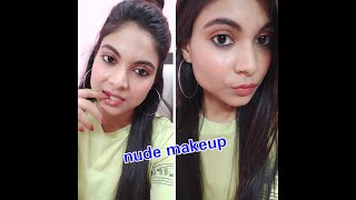 Nude makeup without using any makeup tools || simple makeup||  PRAGATI PAL ||