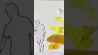 Amazing painting techniques #Short #art#acrylicpainting #artist #odlysatisfying #howto #homedecor