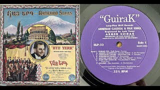 Armenian Classic and Folk Songs - Armen Guirag, 1959 - Guirak Records N8OP-9082