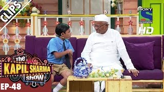 Anna Hazare gives moral teaching to Khajoor -The Kapil Sharma Show-Ep.48-2nd October 2016